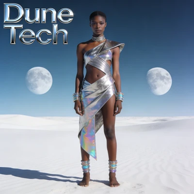 Модная фотосессия в стиле «Кибер-пустыня» — AI промт для Seedream 4.5