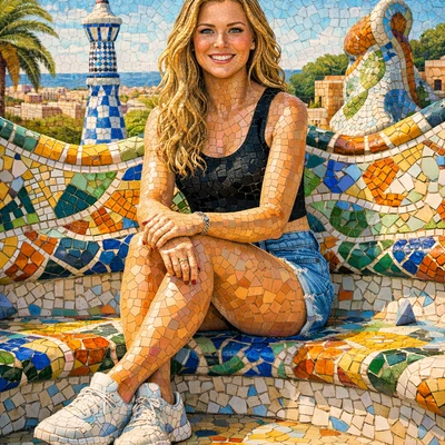 Мозаика в стиле Гауди — AI промт для GPT Image 1.5