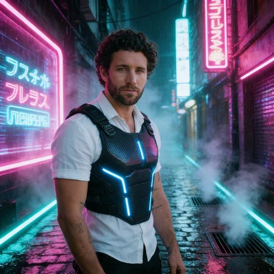 Наемник из «Ночного города» — AI промт для Seedream 4.5