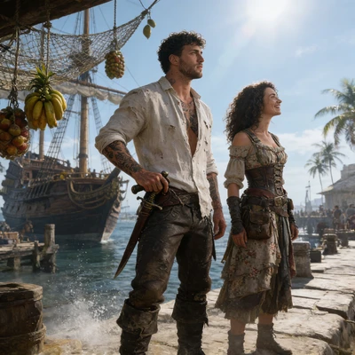 Наемники Карибского моря — AI промт для Seedream 4.5