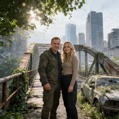 Напарники из Забытого Города — AI промт для Seedream 4.5