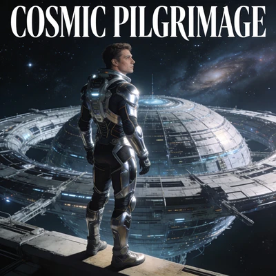 Научно-фантастическая обложка книги — AI промт для Seedream 4.5