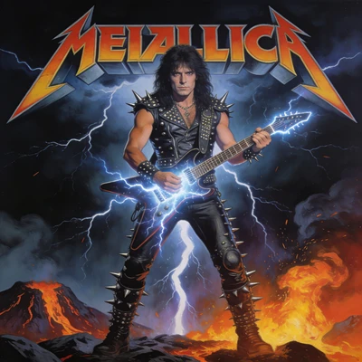 Обложка альбома «Heavy Metal» — AI промт для Seedream 4.5