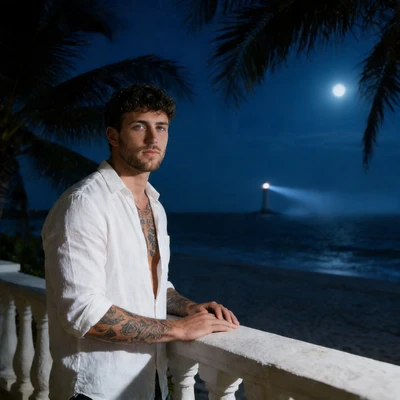 Обложка альбома: Островной блюз — AI промт для Seedream 4.5