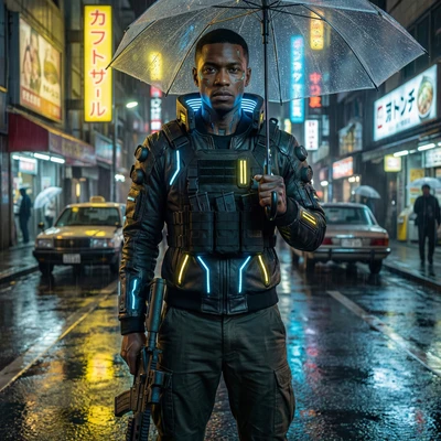 Обложка альбома в стиле Cyberpunk 2077 — AI промт для Nano Banana Pro