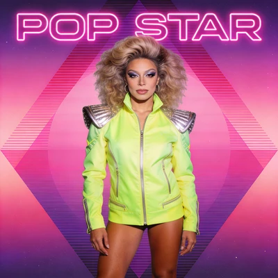 Обложка альбома в стиле «Synth-Pop 80-х» — AI промт для Seedream 4.5