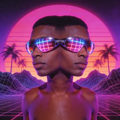 Обложка альбома в стиле «Synthwave 80s» — AI промт для Seedream 4.5