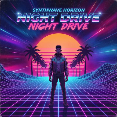 Обложка альбома в стиле Synthwave — AI промт для Nano Banana Pro
