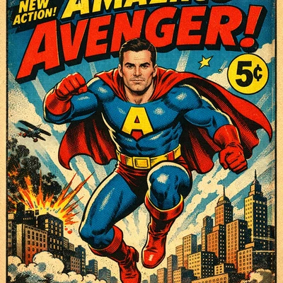 Обложка комикса «Золотой век» — AI промт для GPT Image 1.5