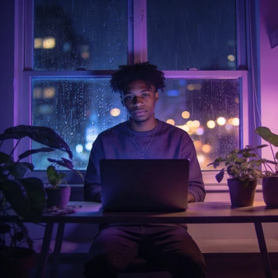 Обложка Lo-fi битов — AI промт для Seedream 4.5