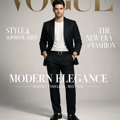 Обложка модного журнала — AI промт для GPT Image 1.5