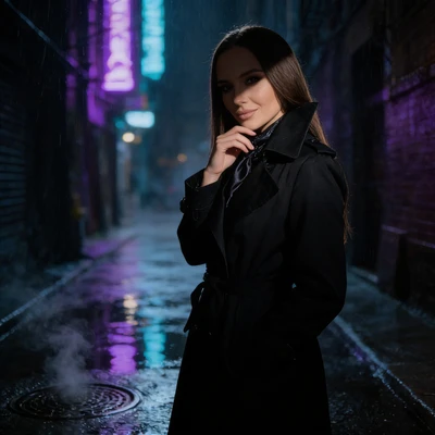 Обложка нуарного детектива — AI промт для Seedream 4.5