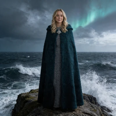 Обложка романа: Северная легенда — AI промт для Seedream 4.5