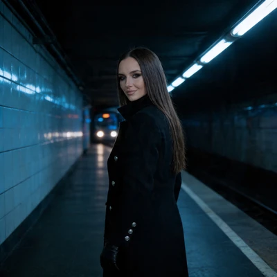 Обложка триллера: Тень в метро — AI промт для Seedream 4.5