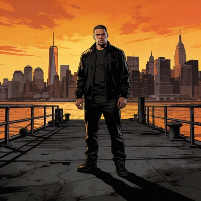 Обложка в стиле GTA IV: Либерти-Сити — AI промт для Seedream 4.5