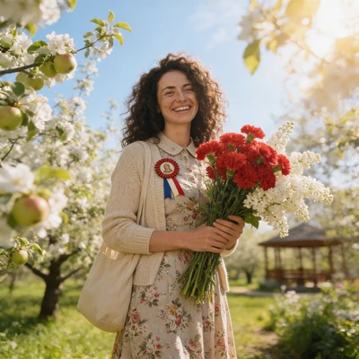 Обложка: Весна Победы — AI промт для Seedream 4.5