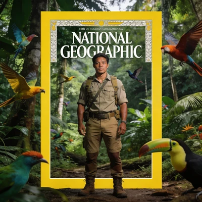 Обложка журнала National Geographic — AI промт для Seedream 4.5