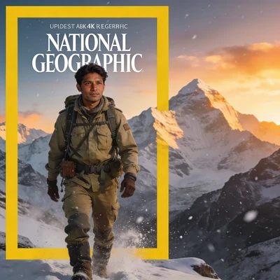 Обложка журнала National Geographic — AI промт для Seedream 4.5