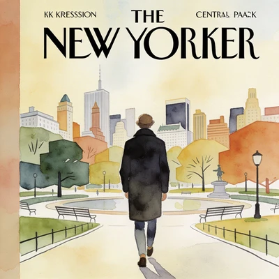 Обложка журнала 'The New Yorker' — AI промт для Seedream 4.5