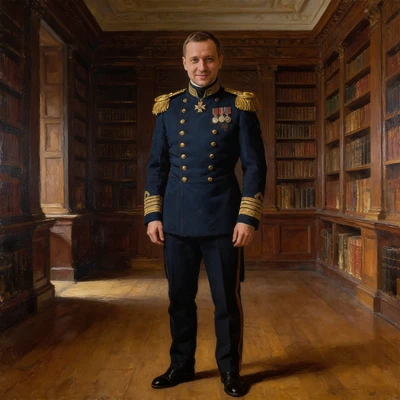 Офицер эпохи Наполеона — AI промт для Seedream 4.5