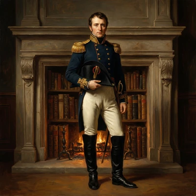 Офицер эпохи Наполеона — AI промт для Nano Banana Pro