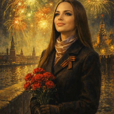 Огни Великой Победы — AI промт для GPT Image 1.5
