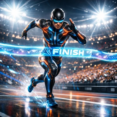 Олимпийский атлет будущего 2100 — AI промт для GPT Image 1.5
