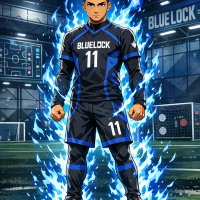 Персонаж аниме Blue Lock — AI промт для GPT Image 1.5