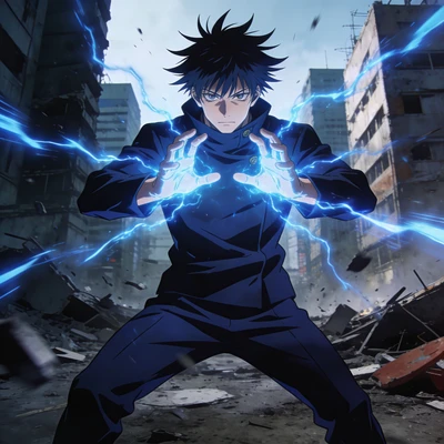 Персонаж аниме «Магическая битва» — AI промт для Seedream 4.5