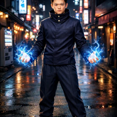 Персонаж аниме «Магическая битва» — AI промт для GPT Image 1.5