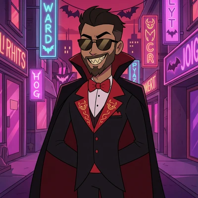 Персонаж аниме «Отель Хазбин» — AI промт для Nano Banana Pro