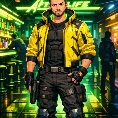 Персонаж Cyberpunk: Edgerunners — AI промт для GPT Image 1.5