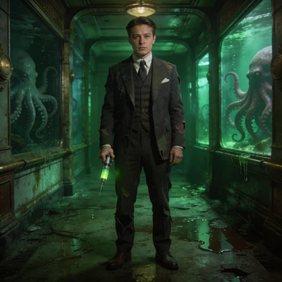 Персонаж игры BioShock — AI промт для Seedream 4.5