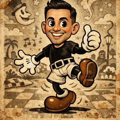 Персонаж игры «Cuphead» (1930-е) — AI промт для GPT Image 1.5