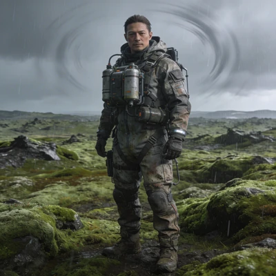 Персонаж игры «Death Stranding» — AI промт для Seedream 4.5