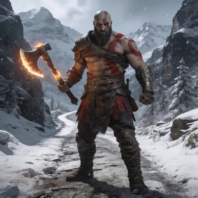 Персонаж игры «God of War» — AI промт для Seedream 4.5
