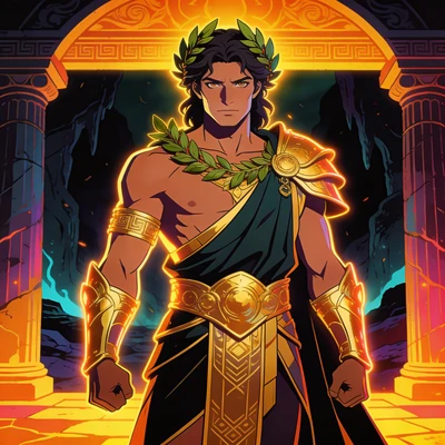 Персонаж игры «Hades» — AI промт для Seedream 4.5