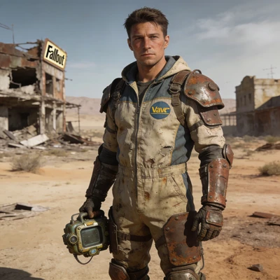 Персонаж игры в стиле Fallout — AI промт для Seedream 4.5