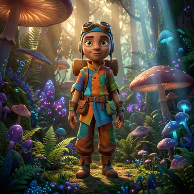 Персонаж мультфильма DreamWorks — AI промт для Nano Banana Pro