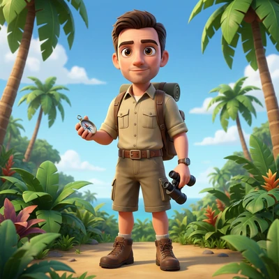 Персонаж мультфильма DreamWorks — AI промт для Nano Banana Pro