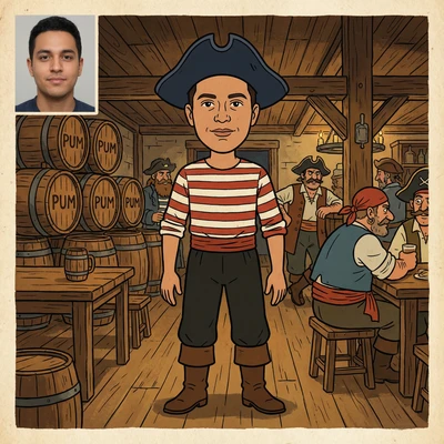 Персонаж мультфильма «Остров сокровищ» — AI промт для Nano Banana Pro