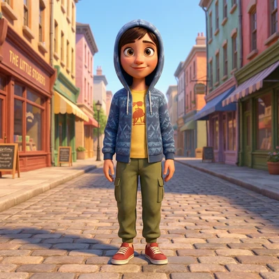 Персонаж мультфильма Pixar — AI промт для Nano Banana Pro