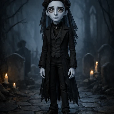 Персонаж мультфильма «Труп невесты» — AI промт для GPT Image 1.5