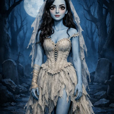 Персонаж мультфильма «Труп невесты» — AI промт для GPT Image 1.5