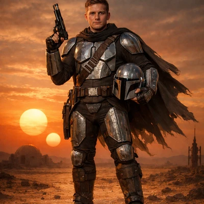 Персонаж сериала «Мандалорец» — AI промт для GPT Image 1.5