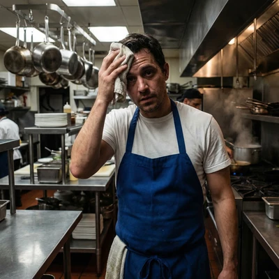 Персонаж сериала «Медведь»: Шеф-повар — AI промт для Nano Banana Pro