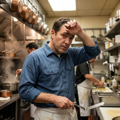 Персонаж сериала «Медведь»: Шеф-повар — AI промт для Nano Banana Pro