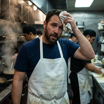 Персонаж сериала «Медведь»: Шеф-повар — AI промт для Nano Banana Pro