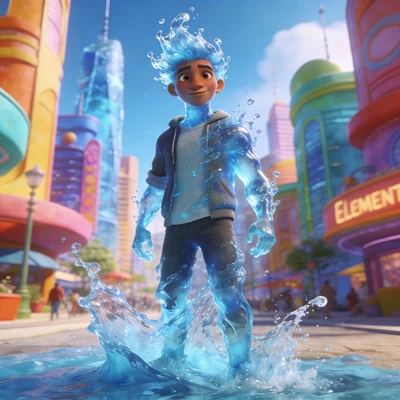 Персонаж в стиле «Элементарно» — AI промт для Seedream 4.5