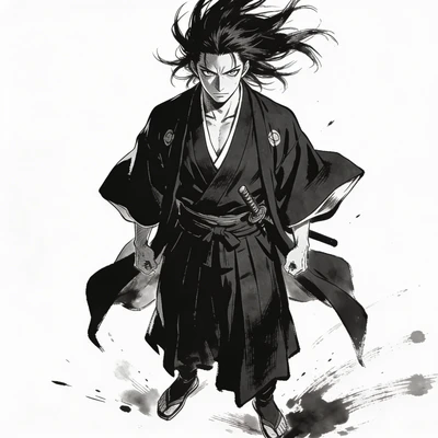 Персонаж в стиле манги «Блич» — AI промт для Seedream 4.5